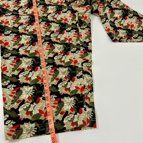 Sag Harbor Tropical Capri Pants NWT 2X Womens 100% Cotton Elastic Pull On - Picture 9 of 11